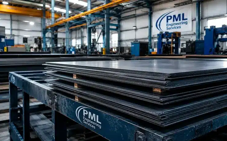 Industrial steel fabrication work carried out by PML Engineering in Southampton